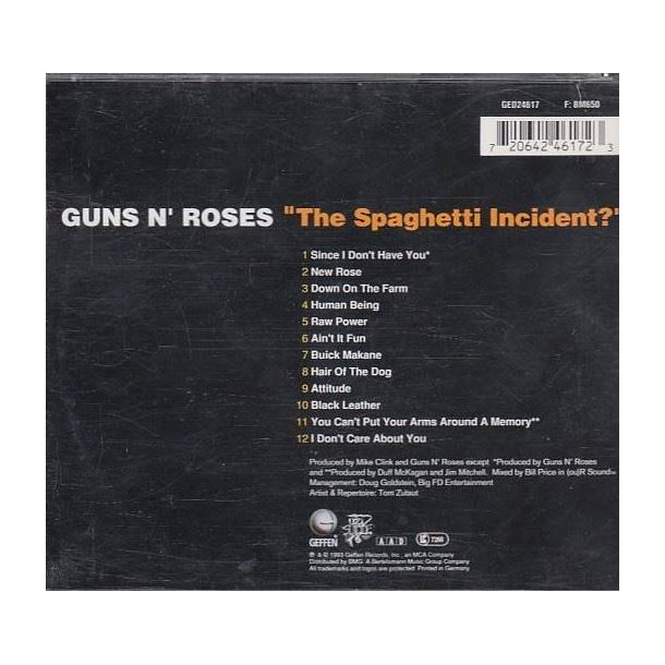 The Spaghetti incident? (CD)