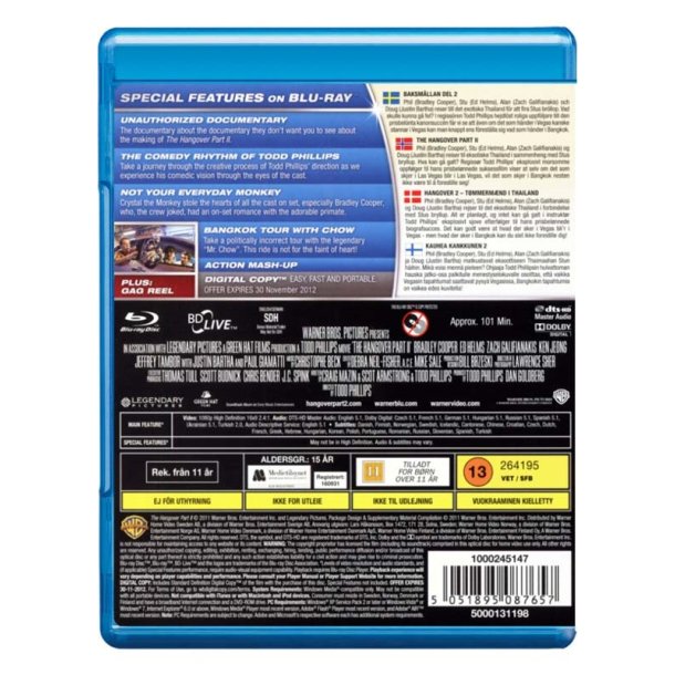 The Hangover part 2 (Blu-ray)