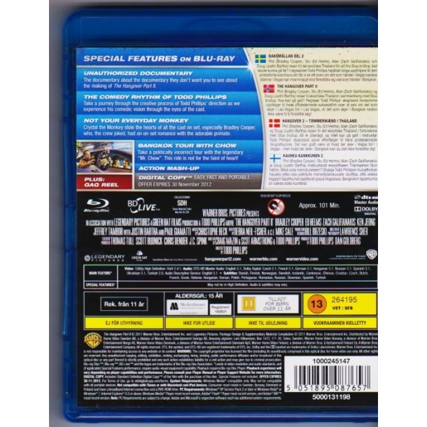 The Hangover part 2 (Blu-ray)