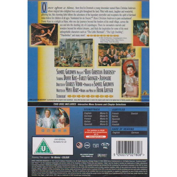 Hans Christian Andersen (DVD)