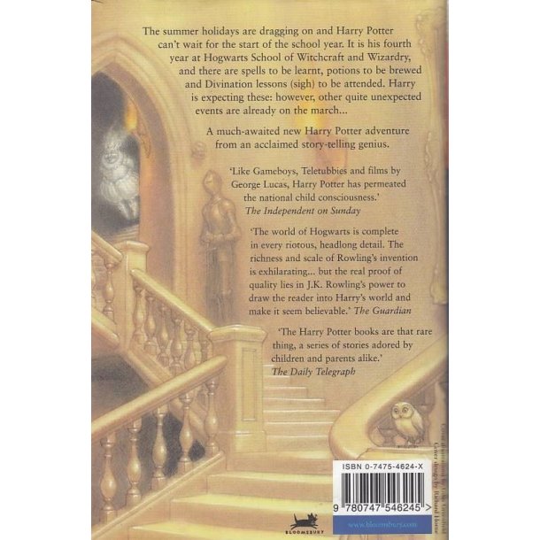 Harry Potter and the Globlet of fire (Bog)