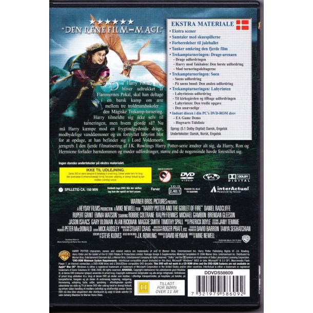 Harry Potter og flammernes pokal (DVD)