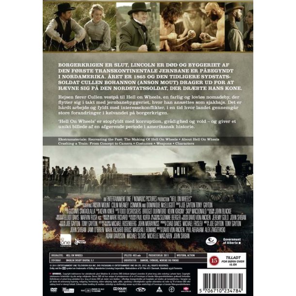 Hell on wheels - S�son 1 (DVD)