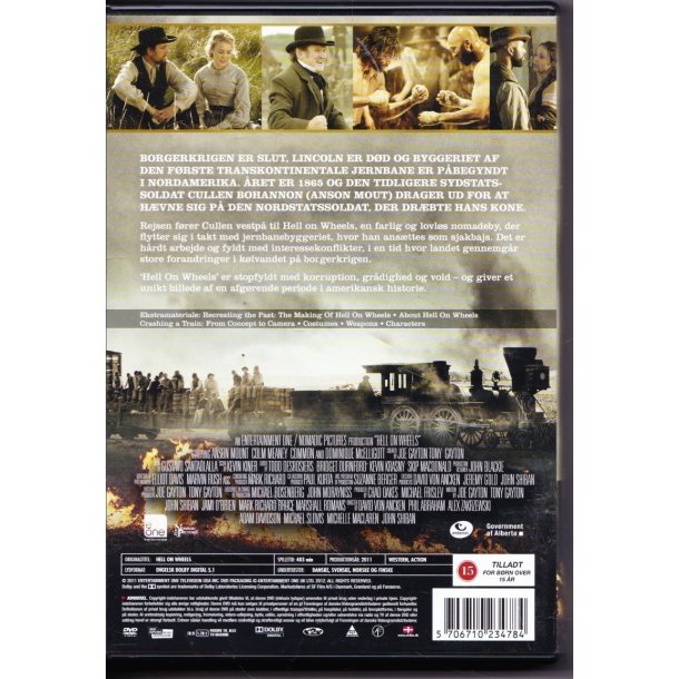 Hell on wheels - S�son 1 (DVD)
