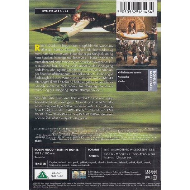 Robin Hood - Helte i str�mpebukser (DVD)