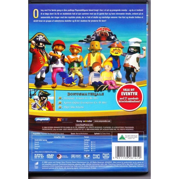 Playmobil - hemligheden om piraternes � (DVD)