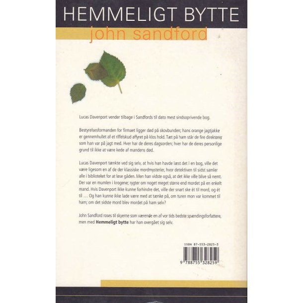 Hemmeligt bytte (Bog)