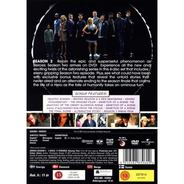 Heroes - S�son 2 (DVD)