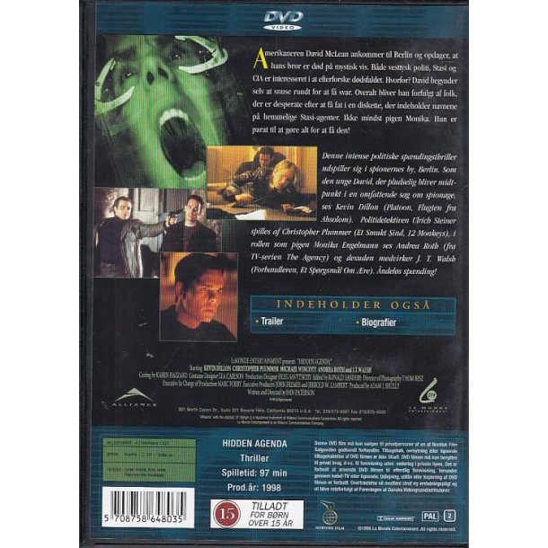 Hidden agenda (DVD)