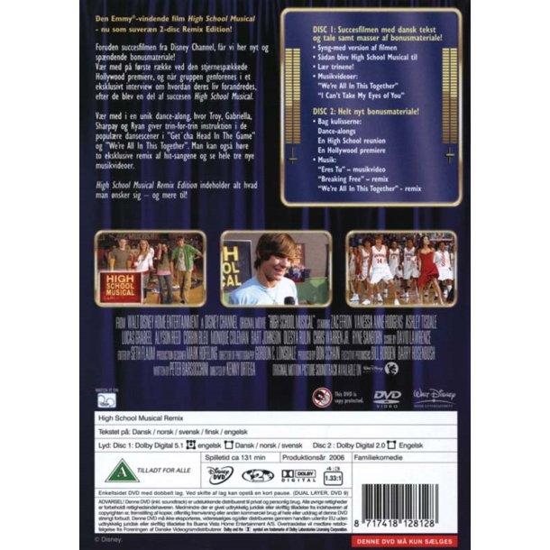 High school musical remix (DVD)