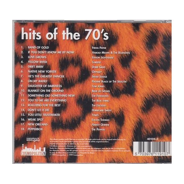 Hits of the 70's (CD)