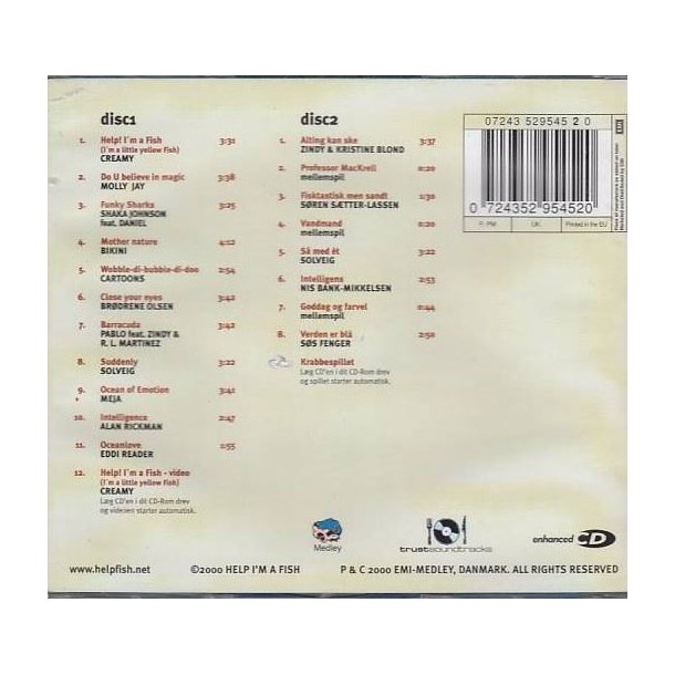 Hj�lp jeg er en fisk (CD)