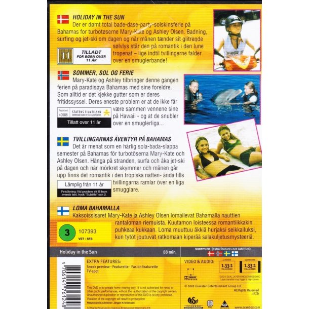 Holiday in the sun (DVD)