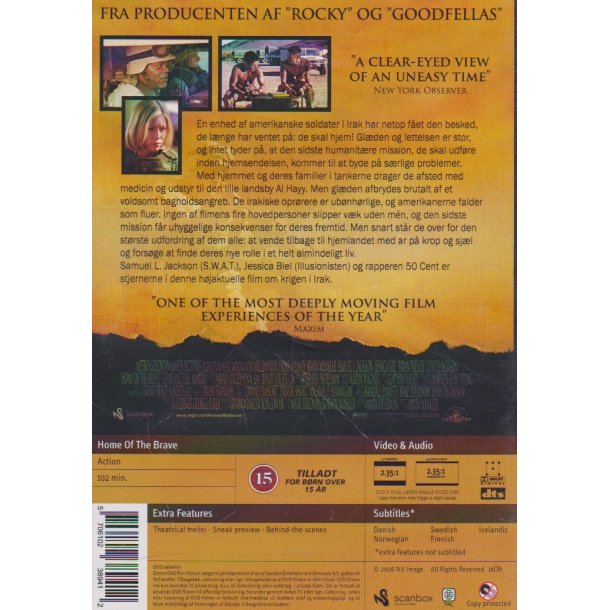 Home of the brave (DVD)