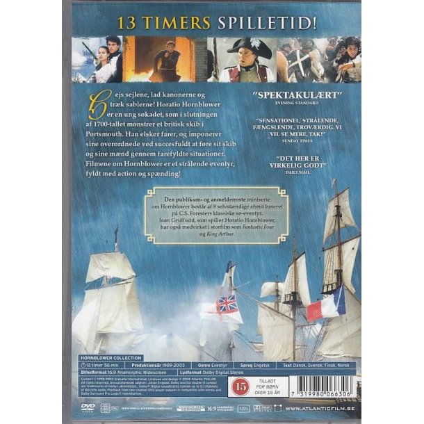 Hornblower - Den komplette serie (DVD)