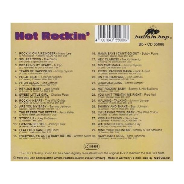 Hot Rockin' (CD)