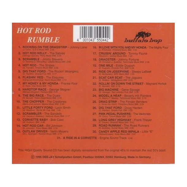 Hot Rod Rumble (CD)