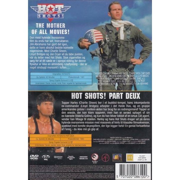 Hot shot and Hot shot Part deux - 2Film (DVD)