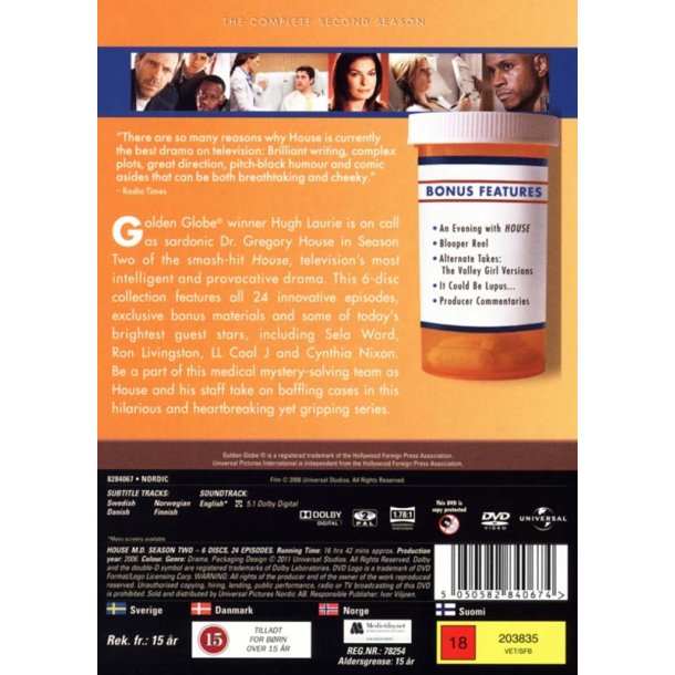 House M.D - S�son 2 (DVD)