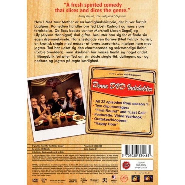 How i met your mother - S�son 1 (DVD)