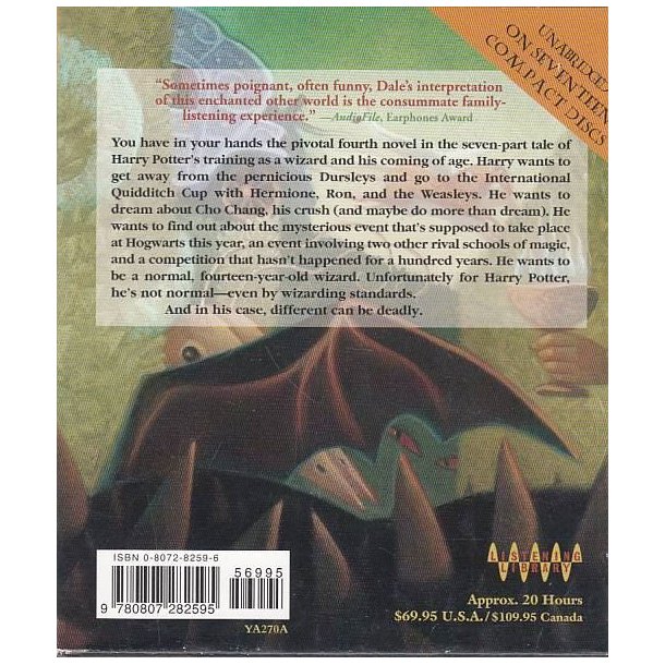 Harry Potter and the Goblet of Fire (Lydbog)