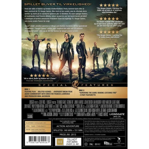 The Hunger Games - Catching Fire (DVD)