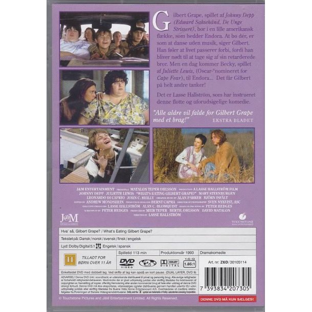 Hva' s� Gilbert Grape? (DVD)