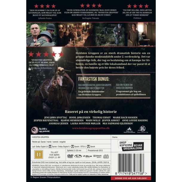 Hvidsten gruppen - Nogle m� d� for at andre kan leve (DVD)