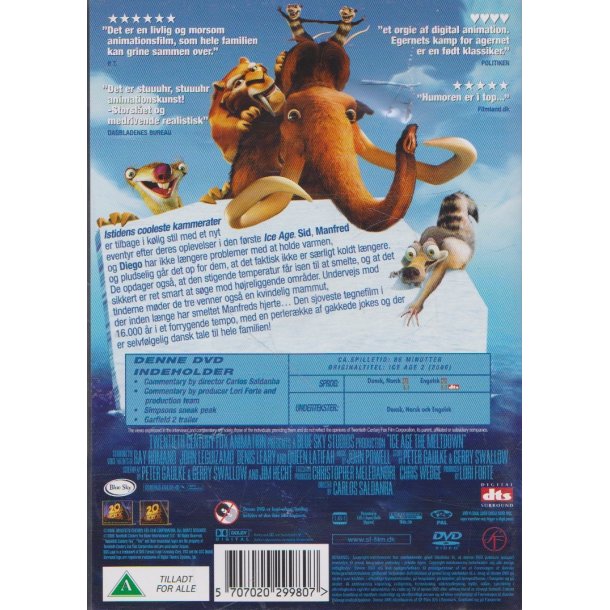 Ice age 2 - P� tynd is (DVD)
