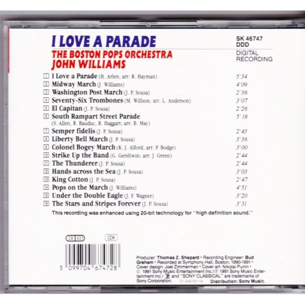 I love a parade (CD)