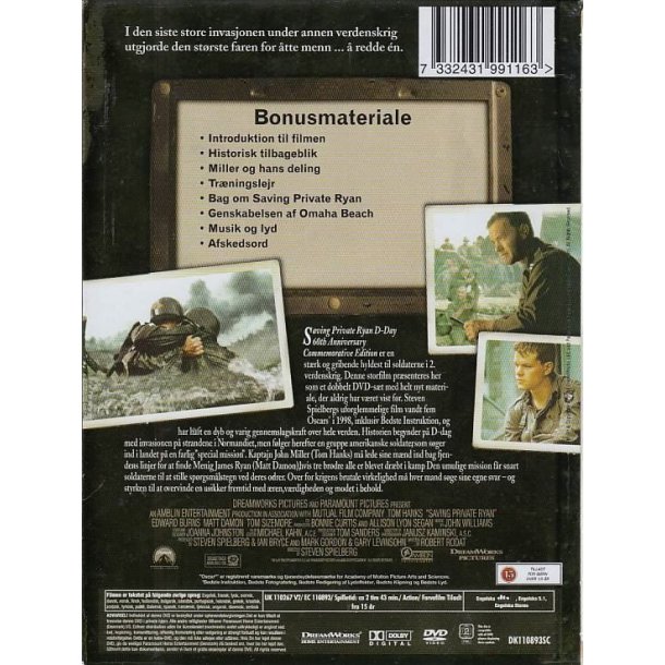 Saving private Ryan (DVD)