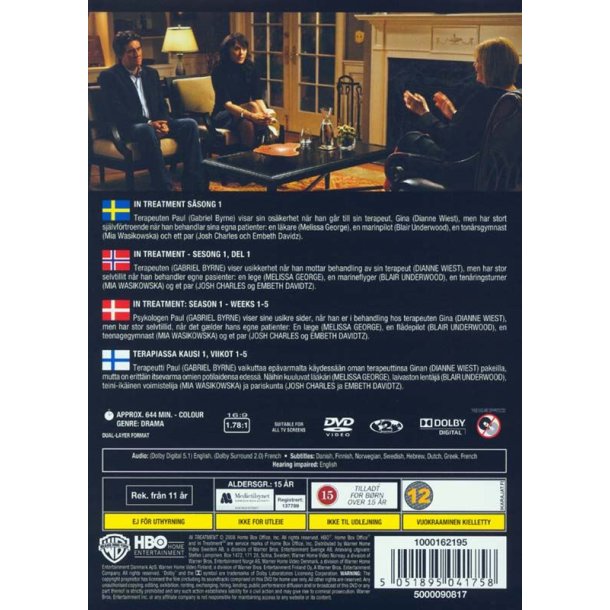 In treatment - S�son 1 weeks 6-9 (DVD)