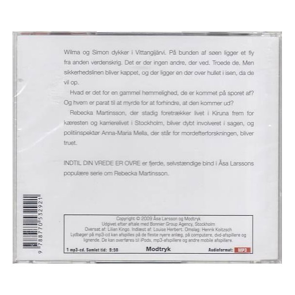 Indtil din vrede er ovre (Lydbog)