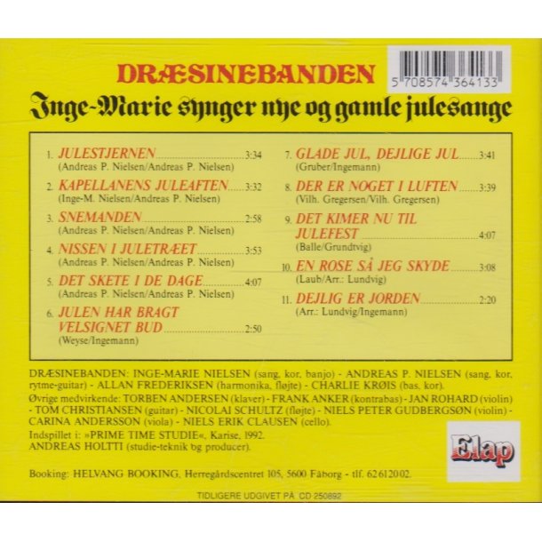 Inge-Marie synger nye og gamle julesange (CD)