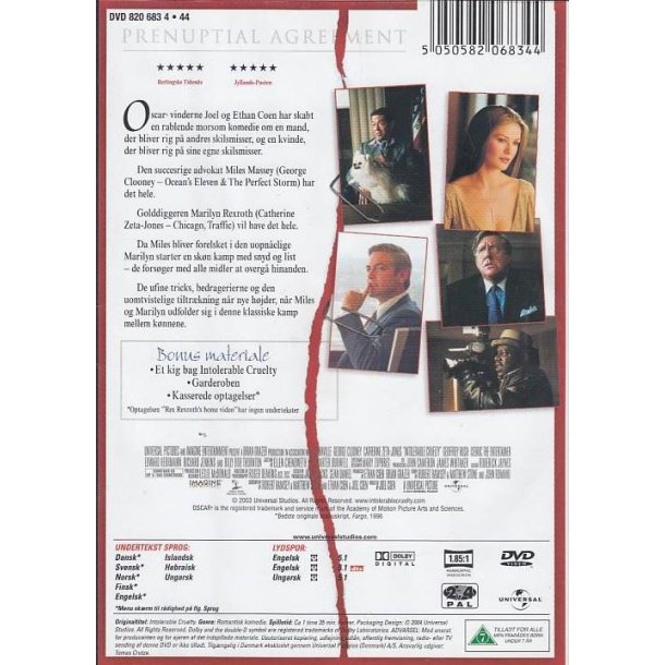 Intolerable Cruelty (DVD)