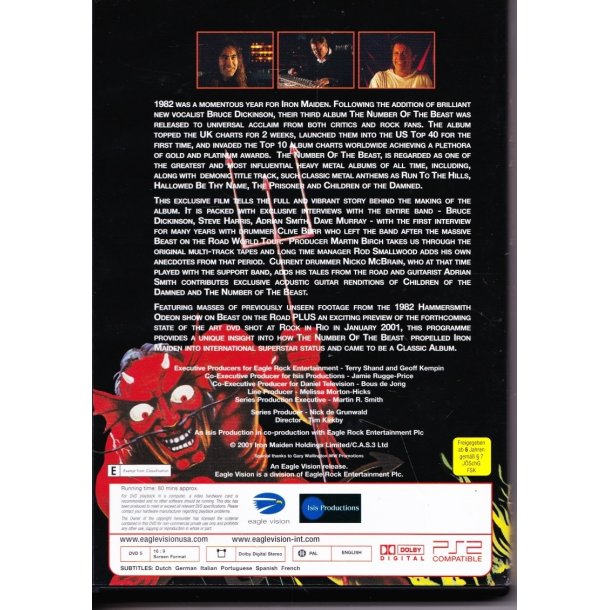 The number of the beast (DVD)