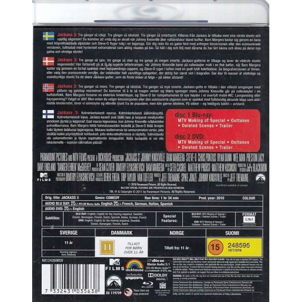 Jackass 3 (Blu-ray) 