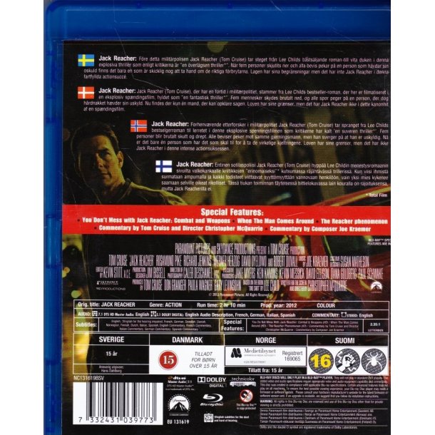 Jack Reacher (Blu-ray)