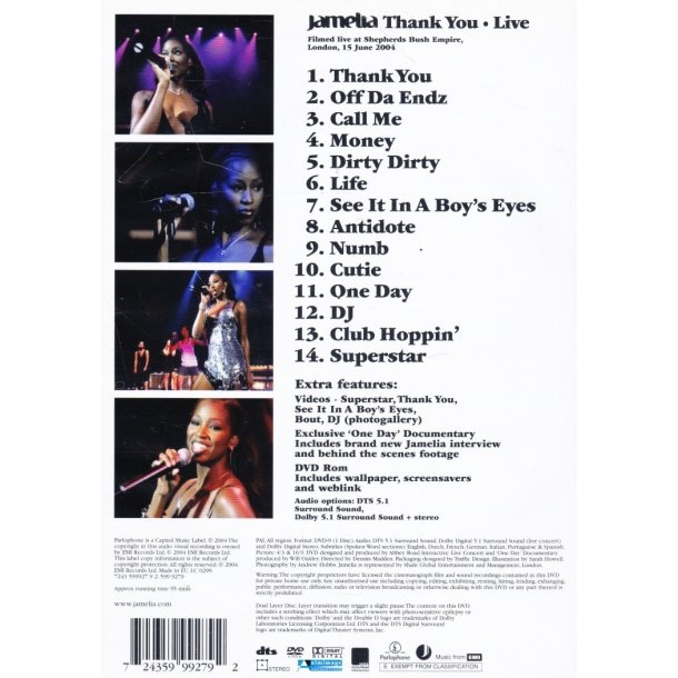 Thank you - Live (DVD)