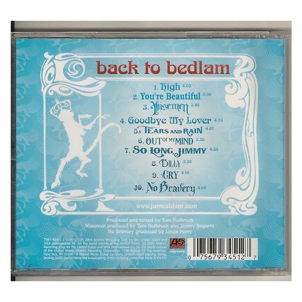 Back to bedlam (CD)