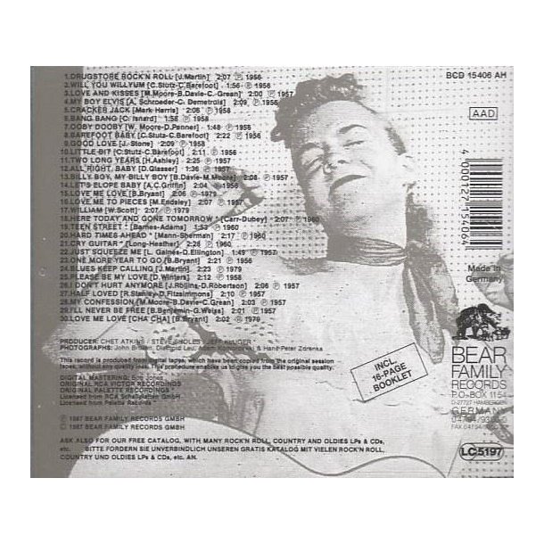 The Female Elvis: Complete Recordings 1956-60 (CD)