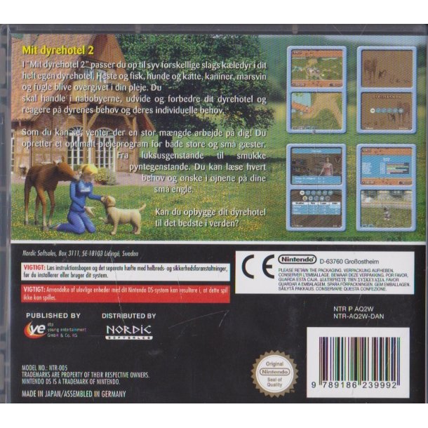 Jeg elsker dyr - Mit dyrehotel 2 (Spil)