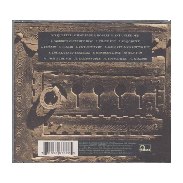 No Quarter (CD)