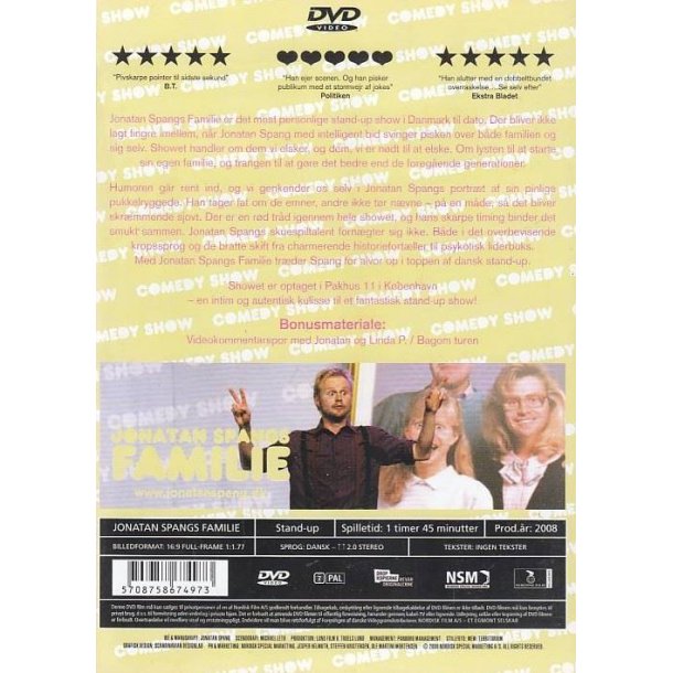 Jonatan Spangs familie (DVD)