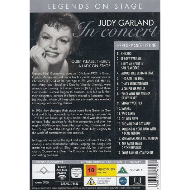 Judy Garland - In concert (DVD)