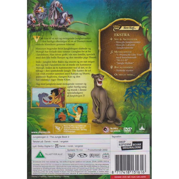 Junglebogen 2 (DVD)