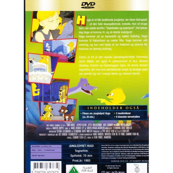 Jungledyret Hugo (DVD)