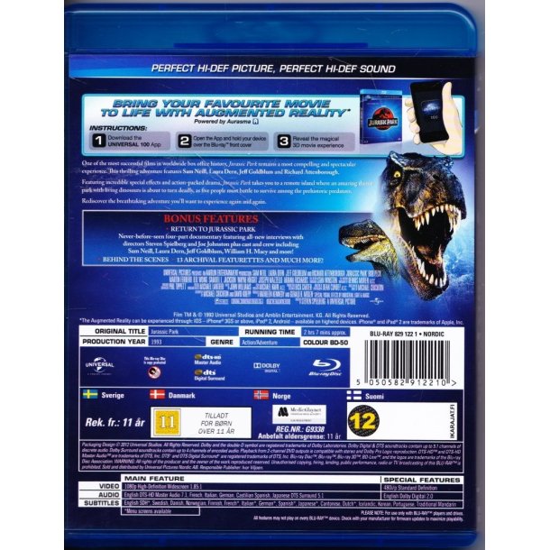 Jurassic park  (Blu-ray)
