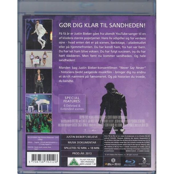 Justin Biebers - Believe (Blu-ray)