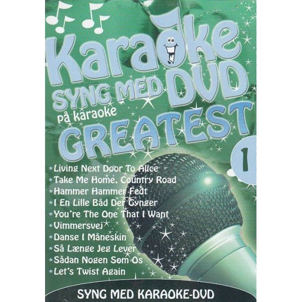 Karaoke syng med p� karaoke - Greatest 1 (DVD)